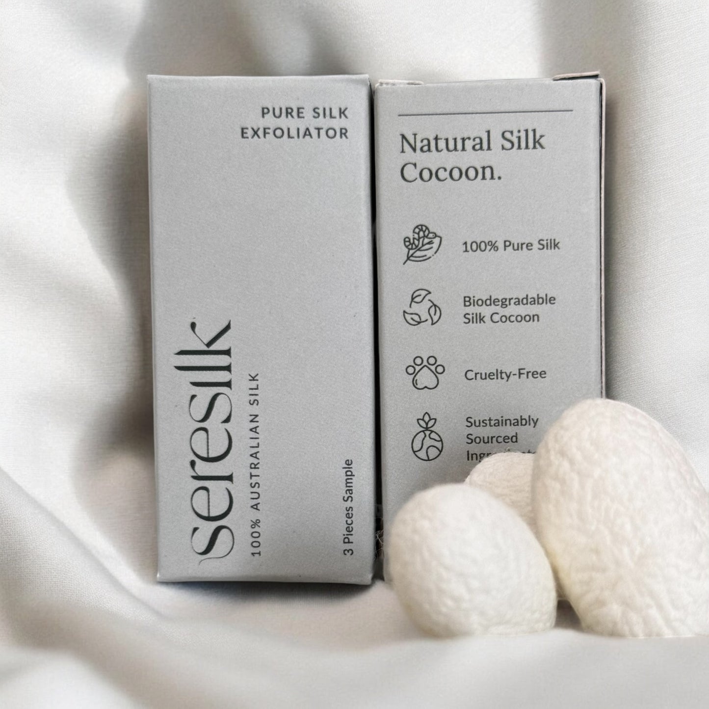 Pure Silk Exfoliator 3 Pieces